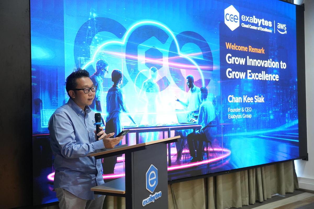 Welcome remarks by Chan Kee Siak, Founder and Chief Executive Officer of Exabytes Group
