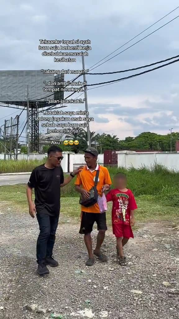 Sabah father sharing his story with m'san influencer saharuddin amirullah