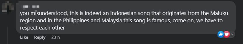 Filipino students singing 'rasa sayang' has m'sians & indonesians debating about its origin comment 3