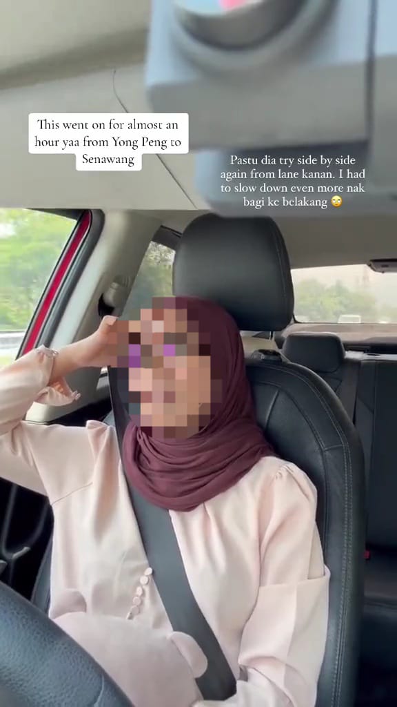 M’sian woman gets stalked by male driver for almost 1 hour while driving on the highway | weirdkaya