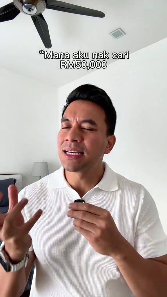 Msian influencer sharing how he struggles to pay rm50k