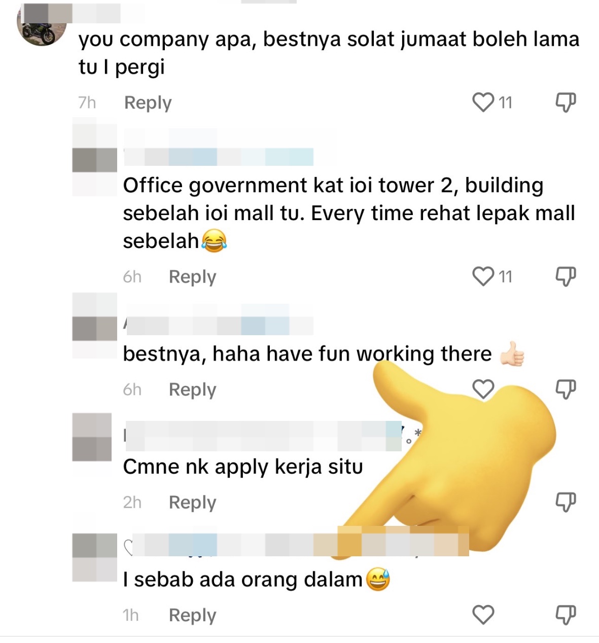 M'sian woman openly admitting to using insider or connection to land a government job