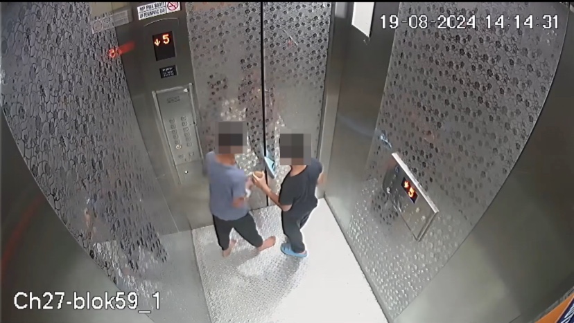 Lift footage shows slipper placed between door was what caused 2 m'sian boys to be stuck for 9 hours