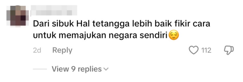 Netizen comment