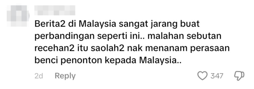 Netizen comment