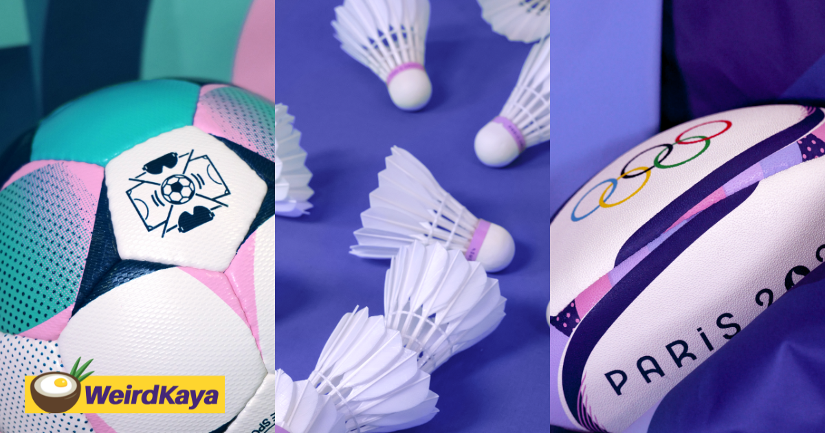 Why are the sports equipment & facilities for the paris olympics in pastel purple & pink? | weirdkaya