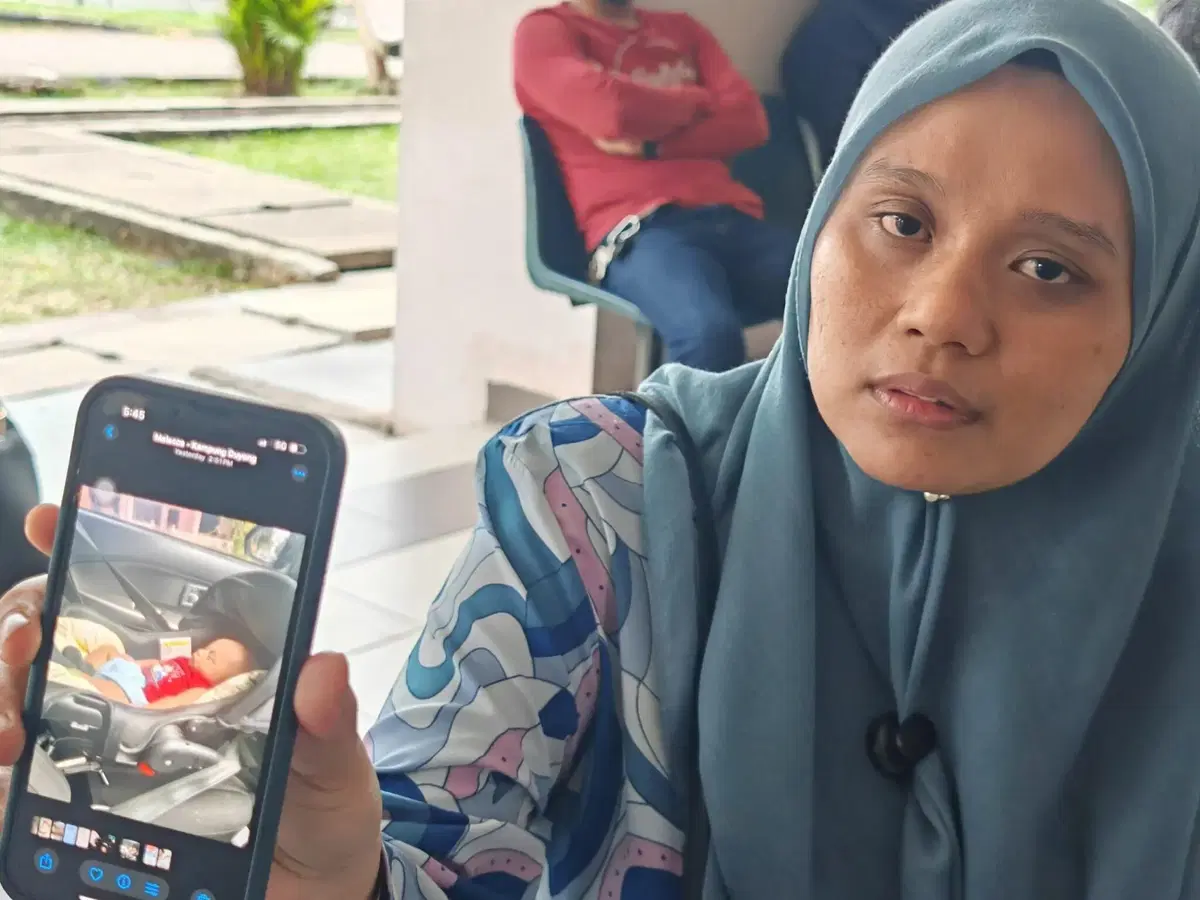Wife of man who suffered heart attack in Melaka shows family photo