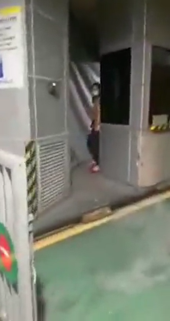 Woman caught urinating behind a wall at jb customs, gets slammed for her lack of hygiene