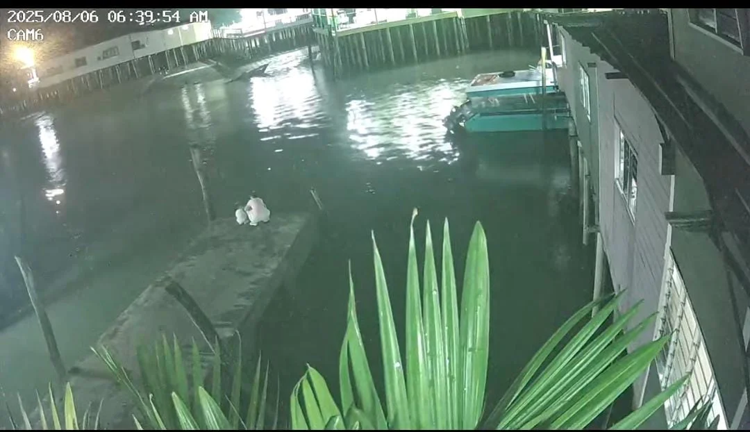 Woman and daughter talking before Pulau Ketam drowning