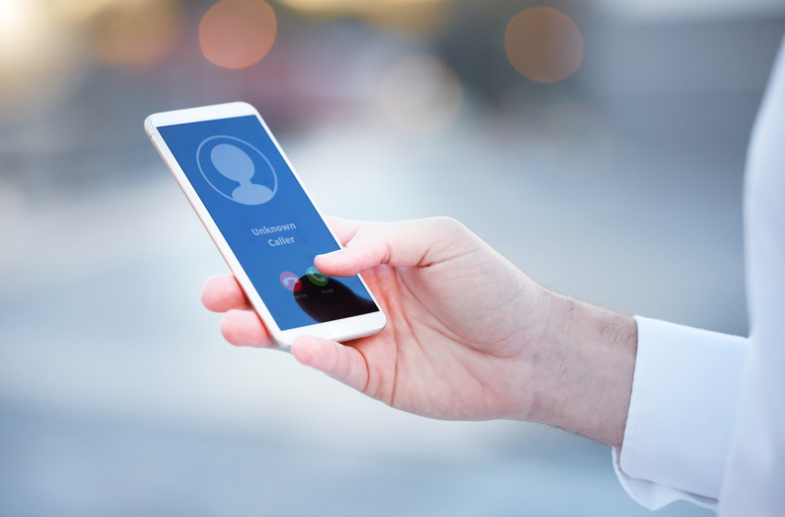 woman getting a call