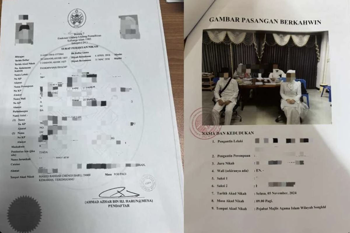 woman having 2 husbands 19km away