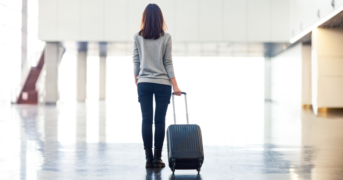 Woman left home