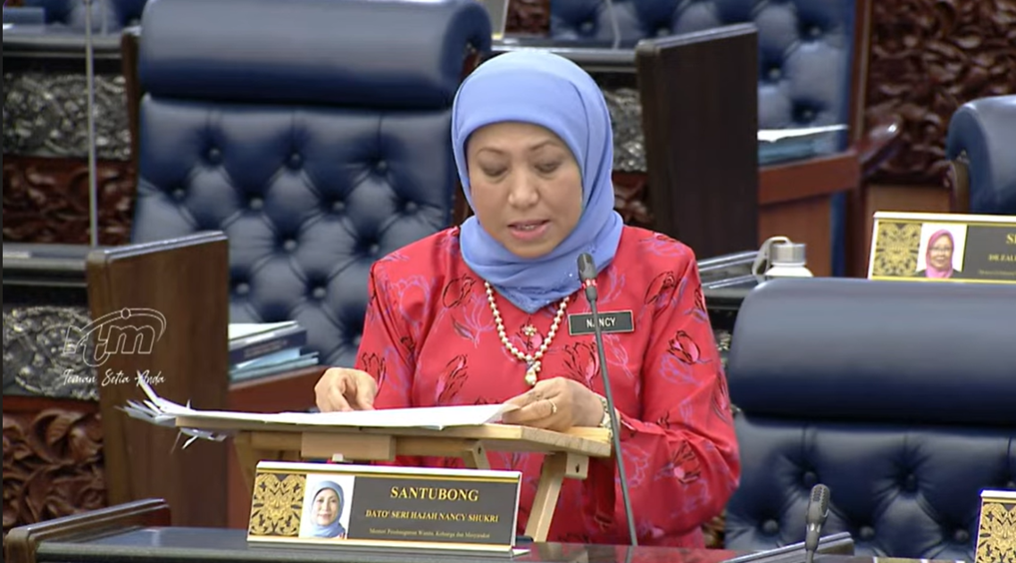 Women, family, and community development minister nancy shukri