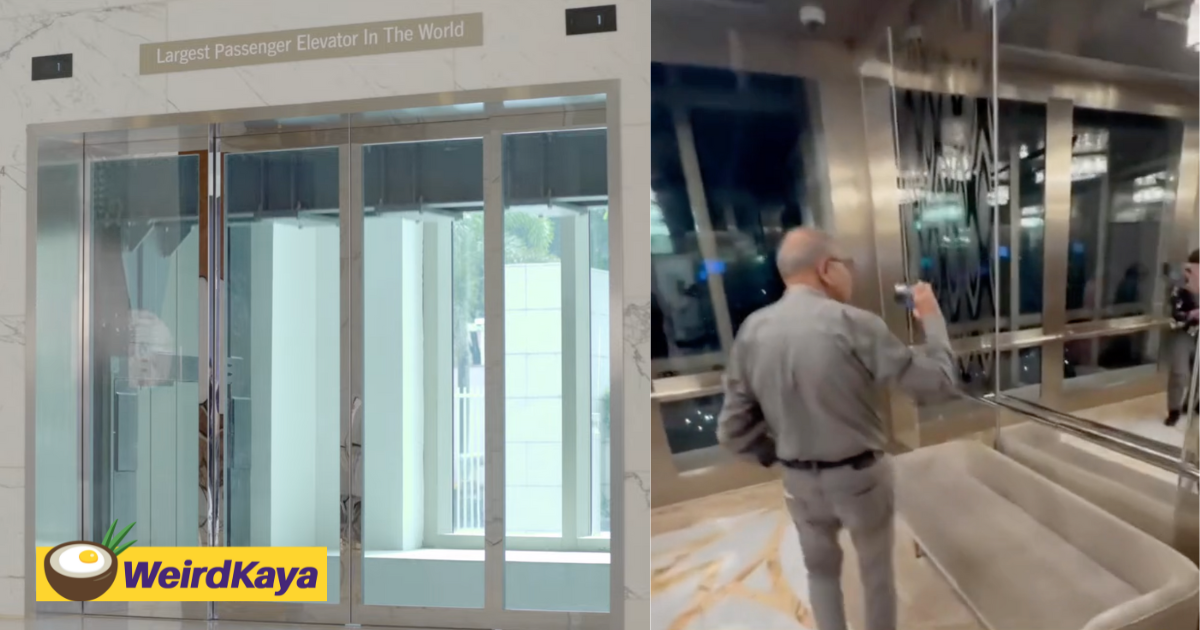 World's largest lift is capable of fitting 235 people at once | weirdkaya
