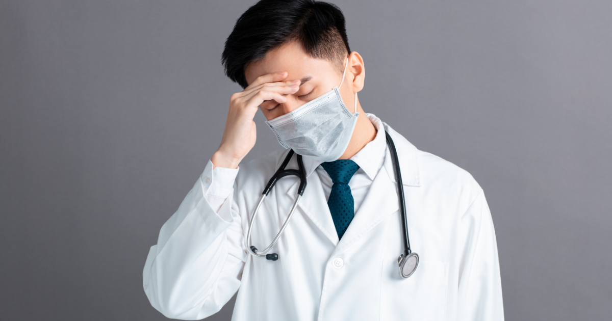 worried doctor