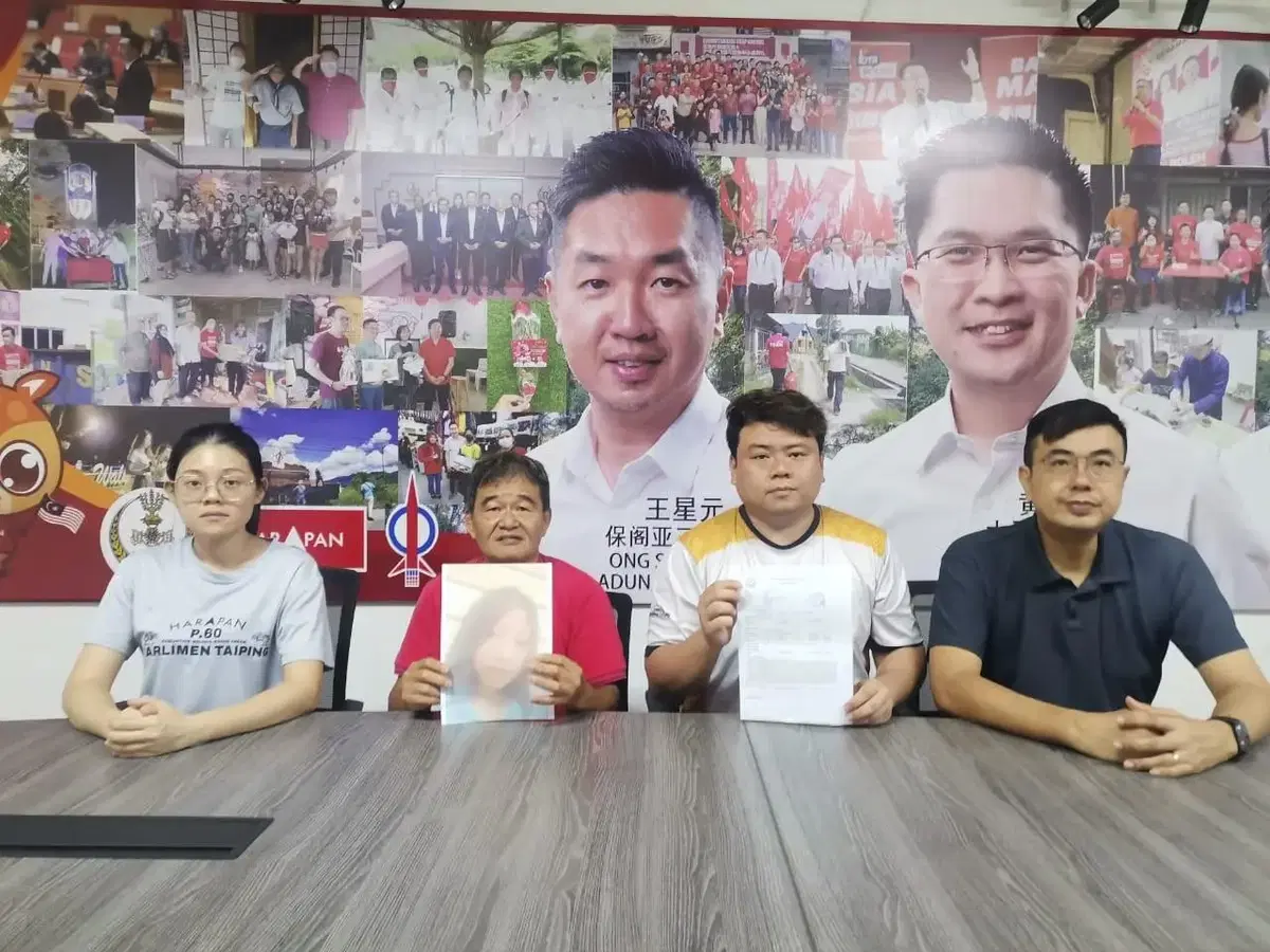 Wu Peishan's father at press conference