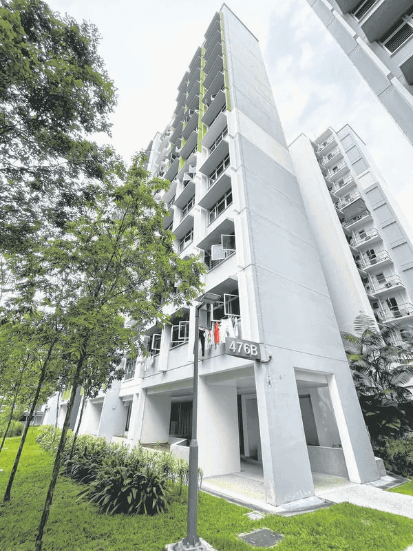 Yishun flat where God of Fortune poster was placed