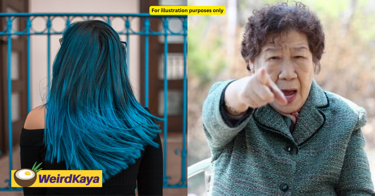 'You Look So Lala!' - M'sian Woman Gets Told Off By Relative For Dyeing Her Hair Blue For CNY