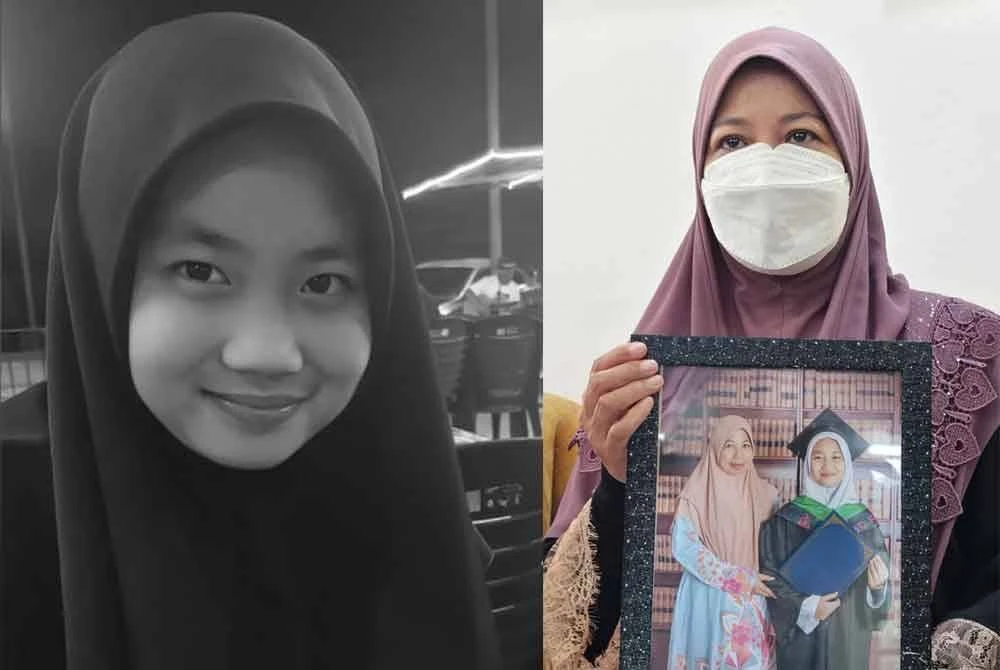 Zara Qairina and her mother