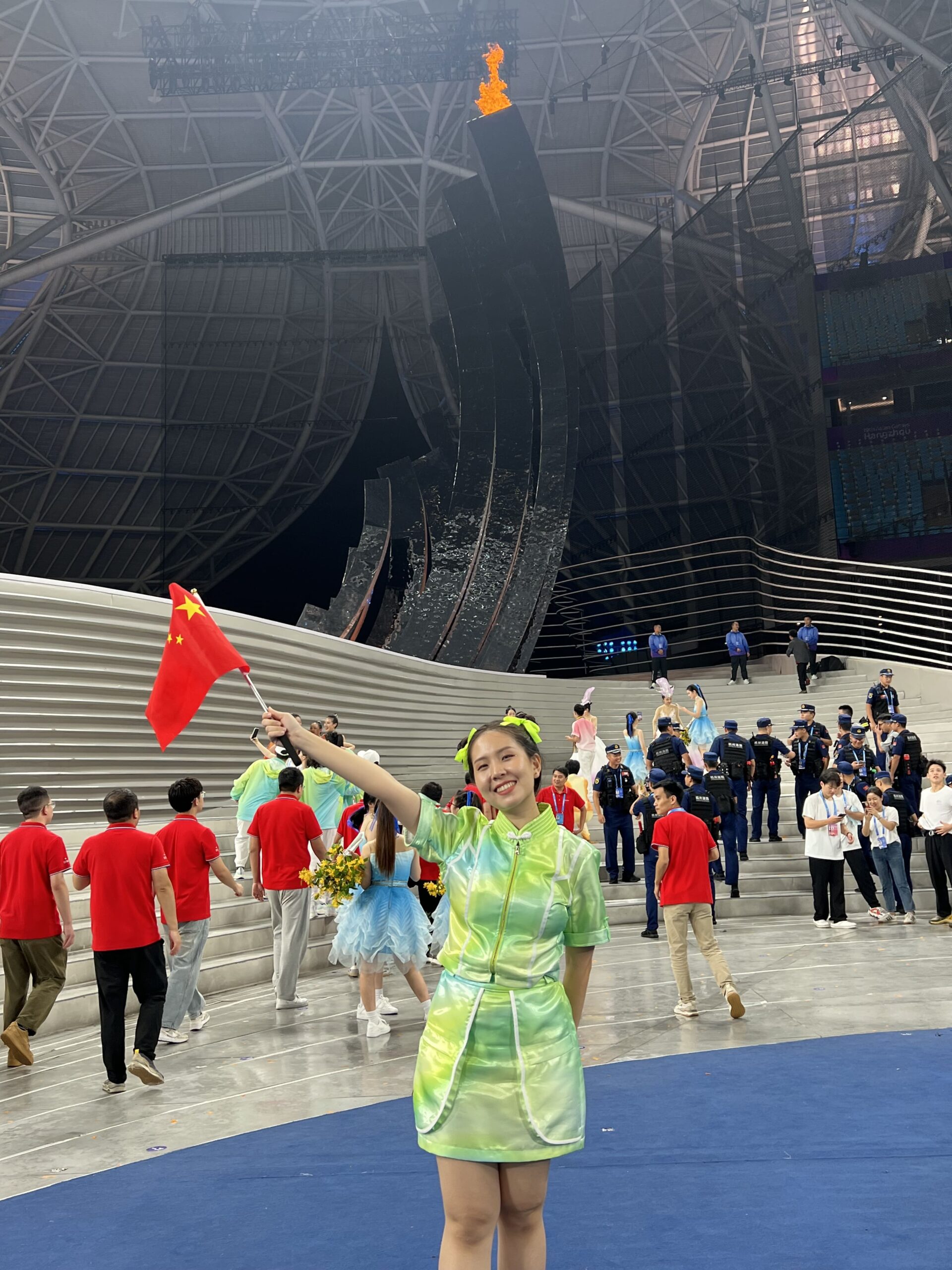 Zi hui, malaysian performing at the hangzhou asian games
