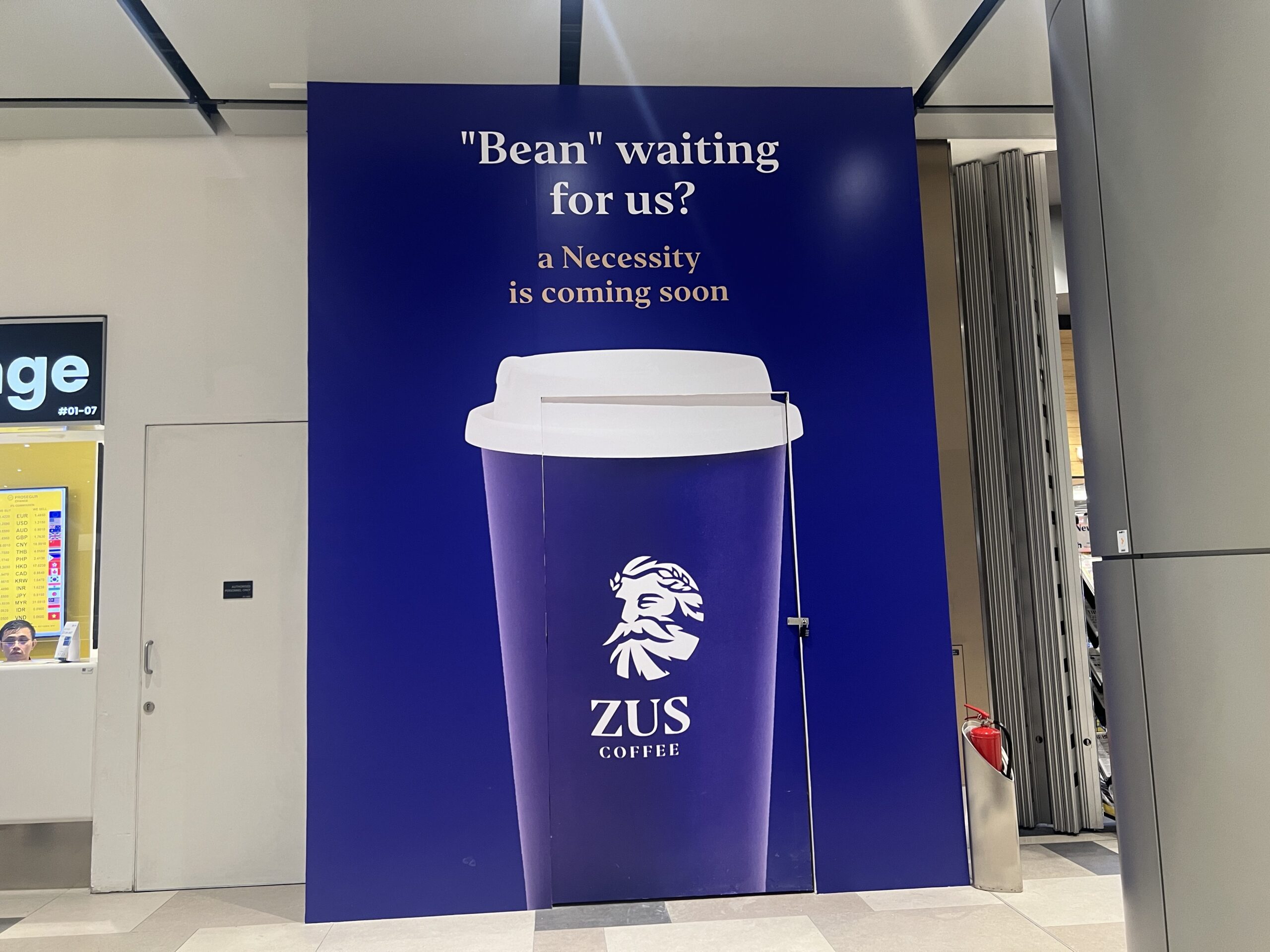 Zus coffee will be opening its 1st outlet at singapore's changi airport | weirdkaya