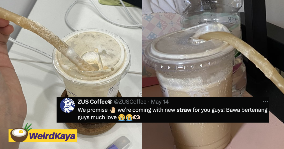 Zus responds after m'sians complain about its straws going soggy too quickly | weirdkaya